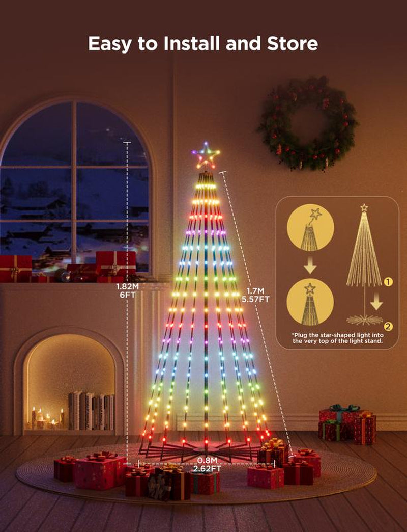 Christmas Cone Tree Lights